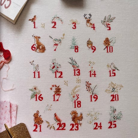 Merveilleux Noël　クロスステッチ　フランス