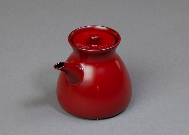 本朱醤油差し | 漆芸家 本間幸夫