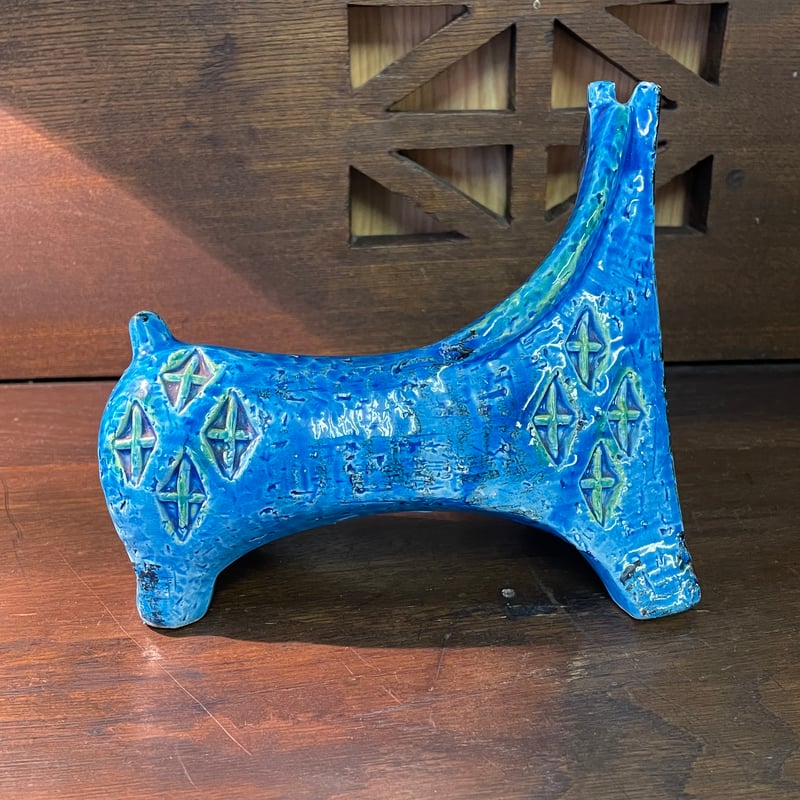 Bitossi Rimini Blu ビトッシ リミニブルー 馬 イタリア製 置物