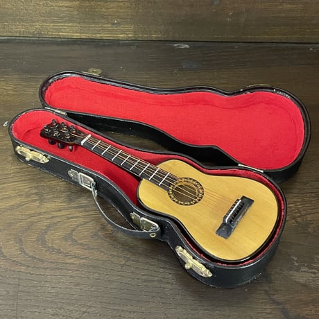 ミニチュア ギター ケース付き 7cm アコースティックギター ミニチュア楽器模型