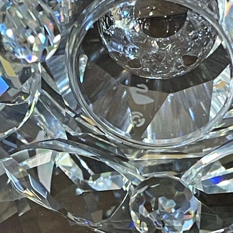 スワロフスキー 水蓮 キャンドルホルダー (M) 廃盤品 希少 箱 スワロフスキー 水蓮 キャンドルホルダー (M) 廃盤品 希少 箱