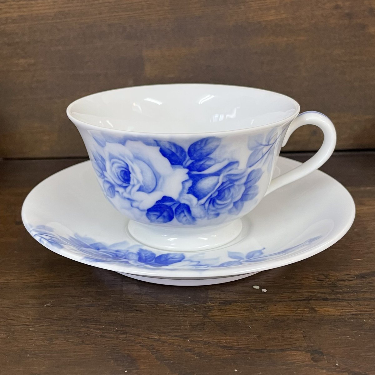 オールドノリタケ ブルーローズ 火鉢 美品 Noritake 日陶