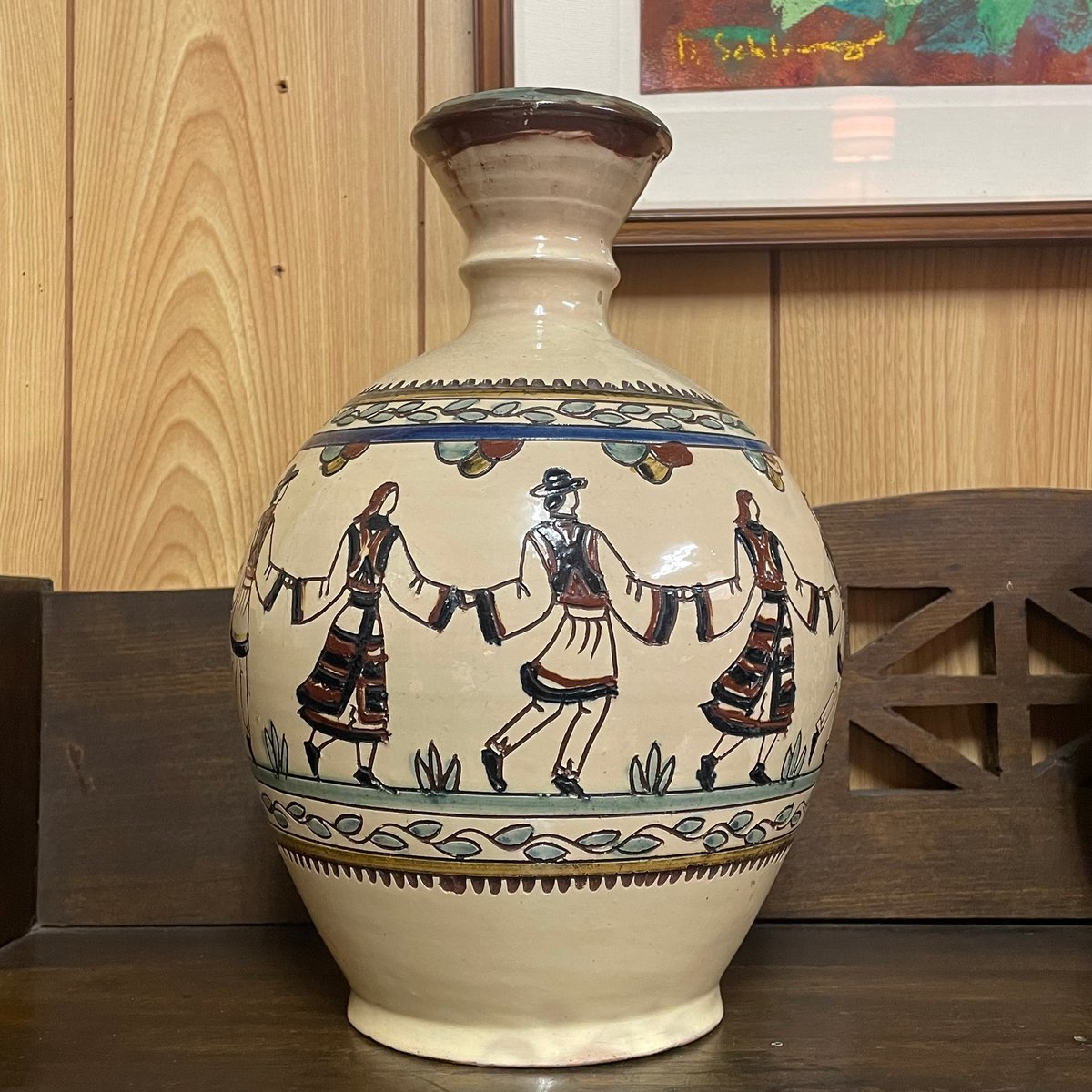 骨董品 壺 花器 水ガメ 置物 （古大壺 龍細工 壼 花瓶 耳付壼