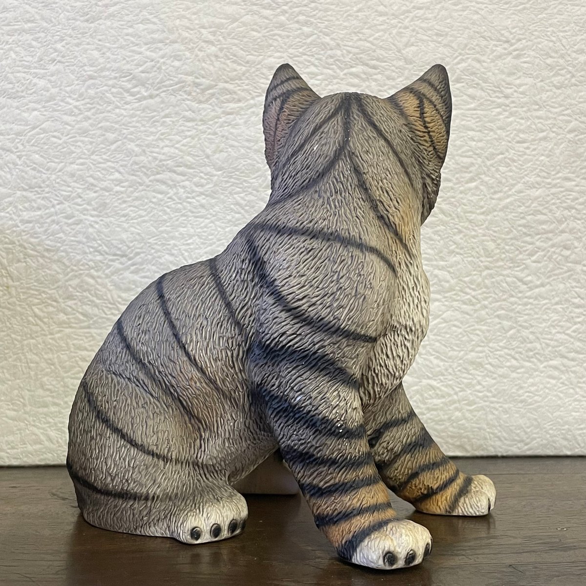 陶器 猫 置物 ドマン 【公式通販】