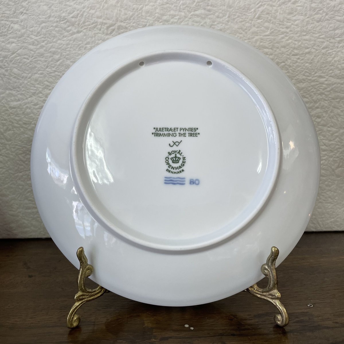 ロイヤルコペンハーゲン2010年イヤープレート　直径8㎝　東T7-0601① fit=scale-down,w=1200