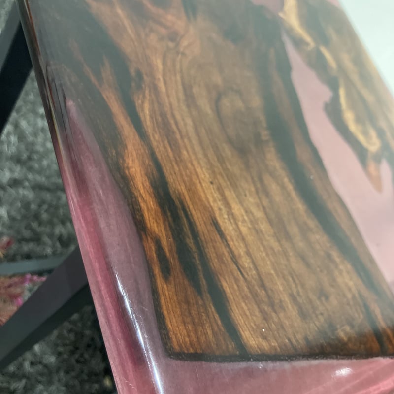 ガレージブランドa.E.s（エス）黒柿をレジンで包み込んだレジンサイド