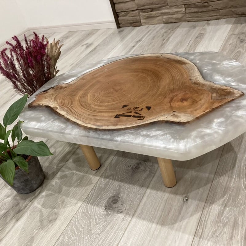 石川県発ガレージブランドa.E.s（エス）ケヤキの輪切りを使用した