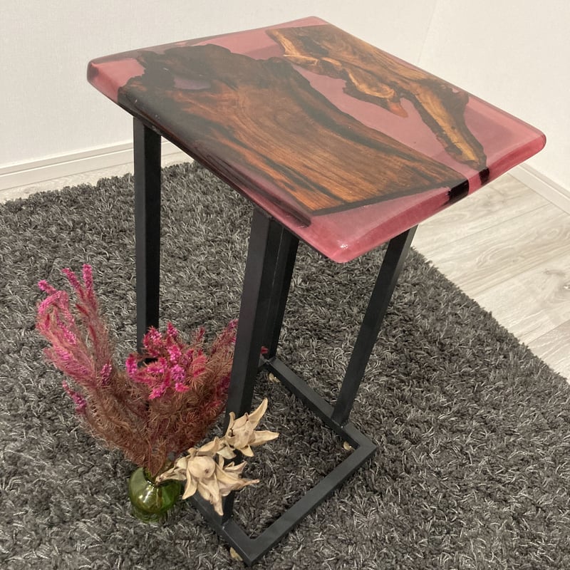 ガレージブランドa.E.s（エス）黒柿をレジンで包み込んだレジンサイド