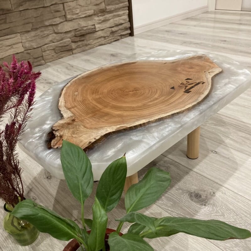 石川県発ガレージブランドa.E.s（エス）ケヤキの輪切りを使用した