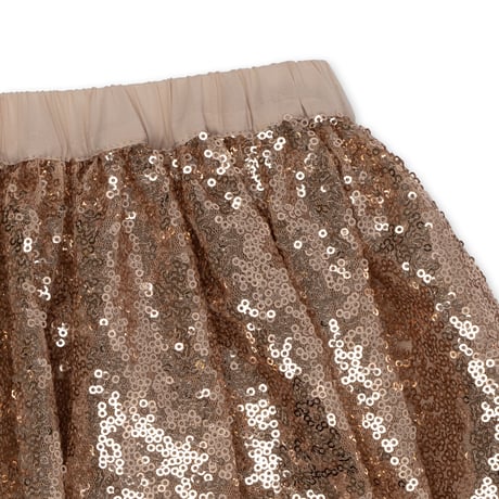KONGESSLOEJD - Starla Sequin Skirt |  Gold Blush