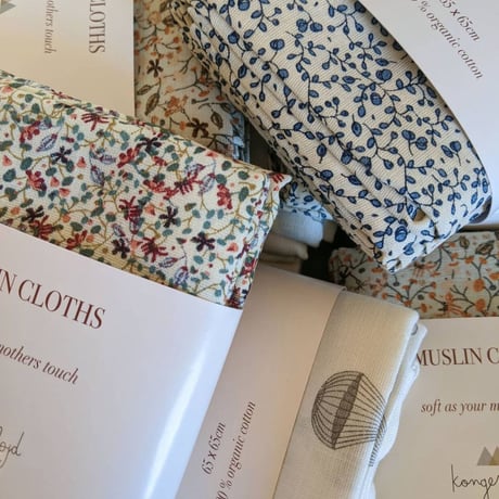 KONGESSLOEJD - 3 pack Muslin Cloth | Louloudi