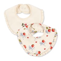 KONGESSLOEJD - 2 Pack Basic Frill  Bib | Marmalade Mix