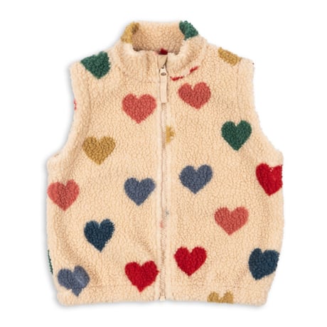 KONGESSLOEJD - JODY TEDDY VEST GRS  |  Bon Coeur Coloré