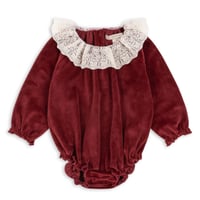 KONGESSLOEJD - VENOLA ROMPER GRS |  RED DAHLIA