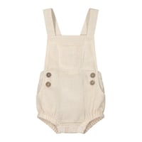 J A M I E   K A Y - Organic Cotton Robinhe Romper | Sesame Gingham