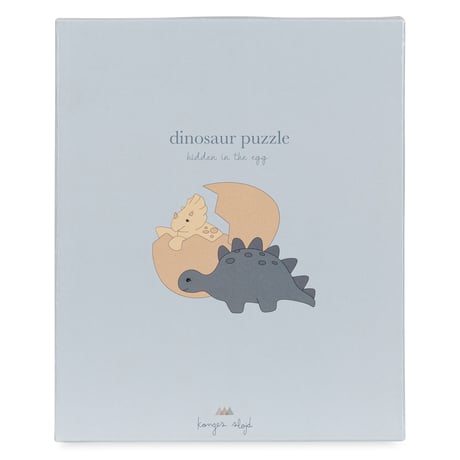 KONGESSLOEJD - Dinosaur Egg Wood Puzzle  | Multi