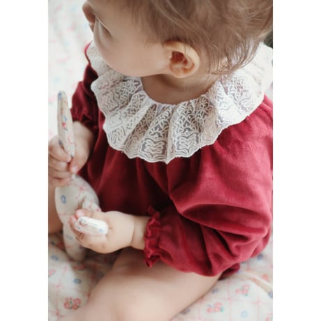 KONGESSLOEJD - VENOLA ROMPER GRS |  RED DAHLIA
