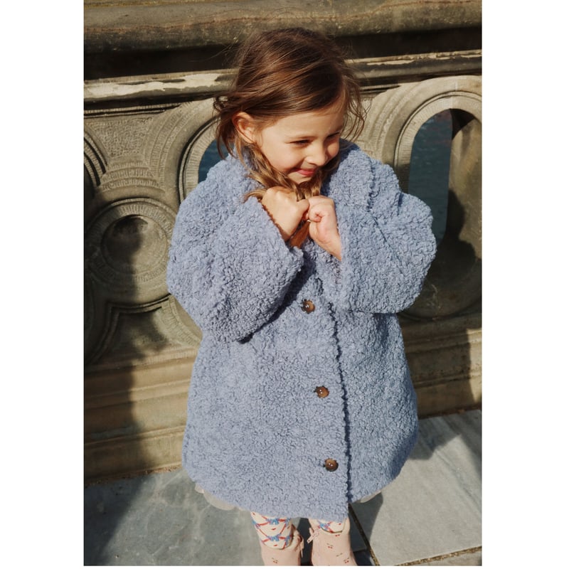 konges sloejd コート KONGESSLOEJD - TILLIE COAT | LIGHT BLUE | Mys
