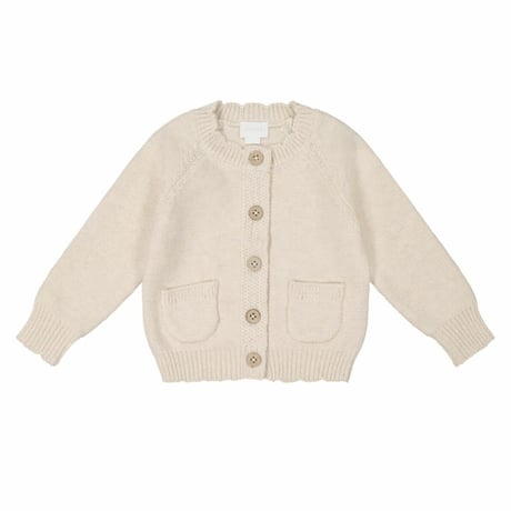 J A M I E   K A Y - Zoe Cardigan | Light Oatmeal Marle