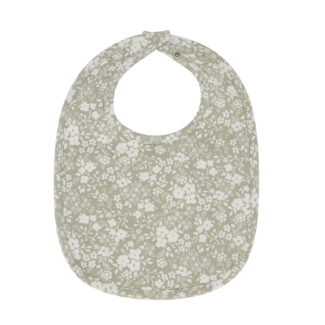 J A M I E   K A Y - Organic Cotton Bib | Pansy Floral Mist