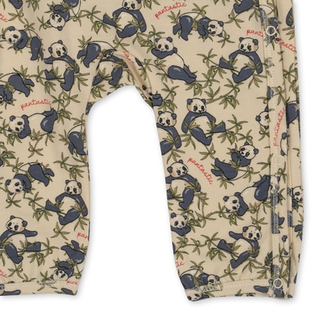KONGESSLOEJD - Basic Newborn Onesie Gots  |  Panda
