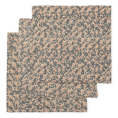 KONGESSLOEJD - 3 pack Muslin Cloth Gots |  Champ Bleu