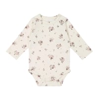 J A M I E   K A Y - Organic Cotton Long Sleeve Bodysuit |  Lauren Floral