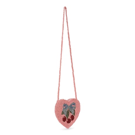 KONGESSLOEJD - BEADED HEART BAG | Amarena