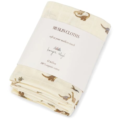 KONGESSLOEJD - 3 pack Muslin Cloth | Kubi
