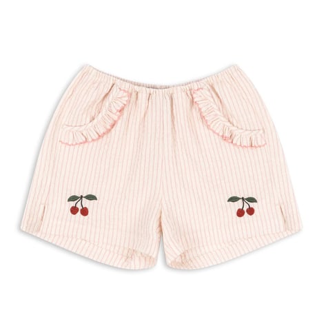 KONGESSLOEJD - ELLIE FRILL SHORTS GOTS   |  Peony Stripe
