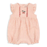 KONGESSLOEJD -  ELLIE FRILL ROMPER  | Amour Stripe