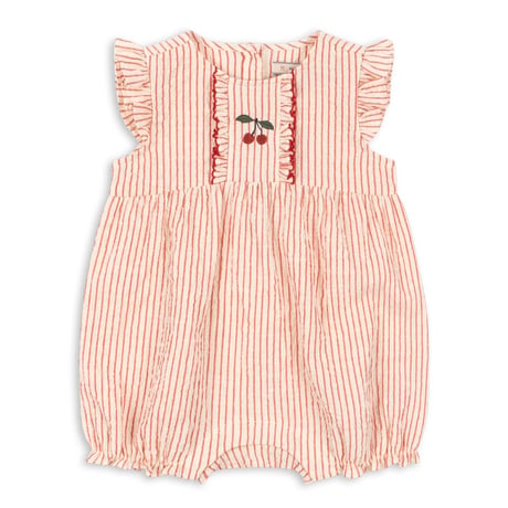 KONGESSLOEJD -  ELLIE FRILL ROMPER  | Amour Stripe