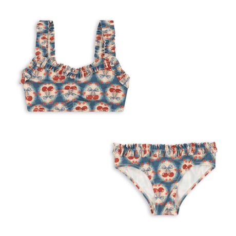 KONGESSLOEJD - MAYA BIKINI GRS |  Cherry Bow Blue