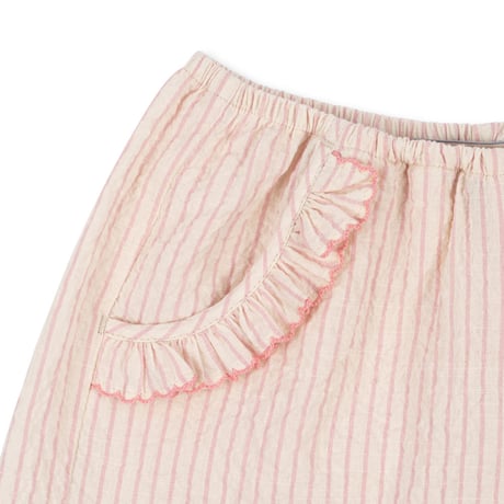 KONGESSLOEJD - ELLIE FRILL SHORTS GOTS   |  Peony Stripe