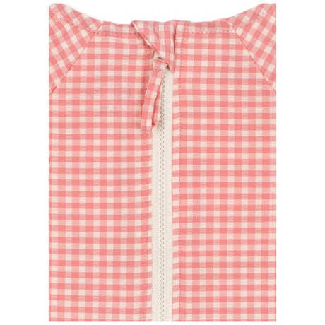 KONGESSLOEJD - ETTA LONG SLEEVE SWIMSUIT |  Geranium Pink