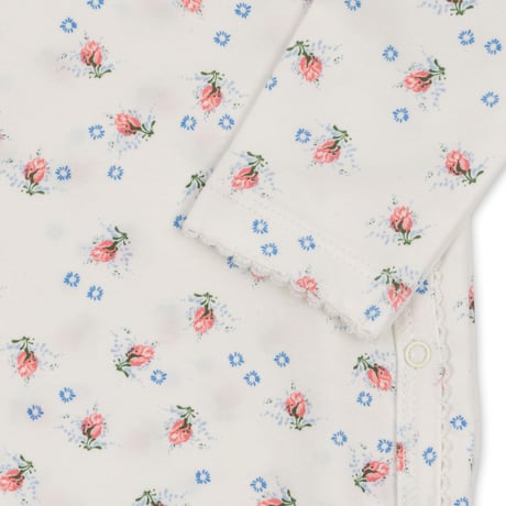 KONGESSLOEJD - Basic Newborn Onesie Gots  |  Brise dé été White