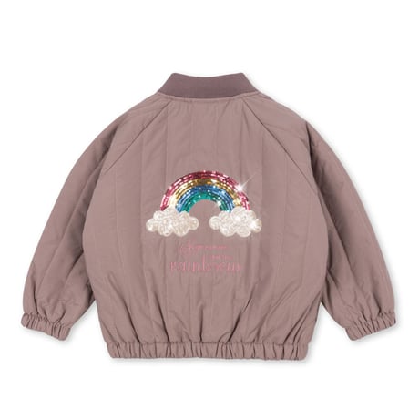 KONGESSLOEJD - JUNO SEQUIN BOMBER JACKET |  Twilight Mauve