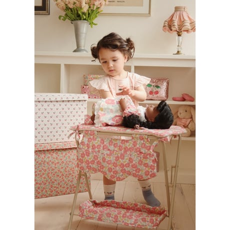 KONGESSLOEJD - ELLIE FRILL TOP GOTS   |  Peony Stripe