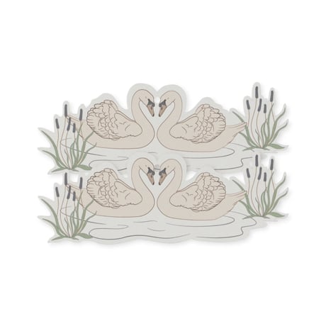 KONGESSLOEJD - 12 pack gift tags | Swan