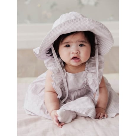 J A M I E   K A Y - Organic Cotton Sylvie Top | Gingham Lilac