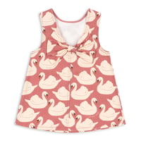 KONGESSLOEJD - MAGOT BOW DRESS GOTS  |  Swan  Rose