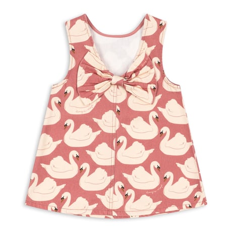 KONGESSLOEJD - MAGOT BOW DRESS GOTS  |  Swan  Rose