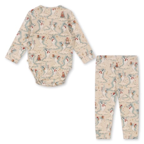 KONGESSLOEJD - BASIC NEWBORN SET GOTS  | LET IT SNOW