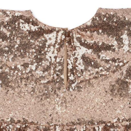 KONGESSLOEJD - Starla Sequin Dress |  Gold Blush