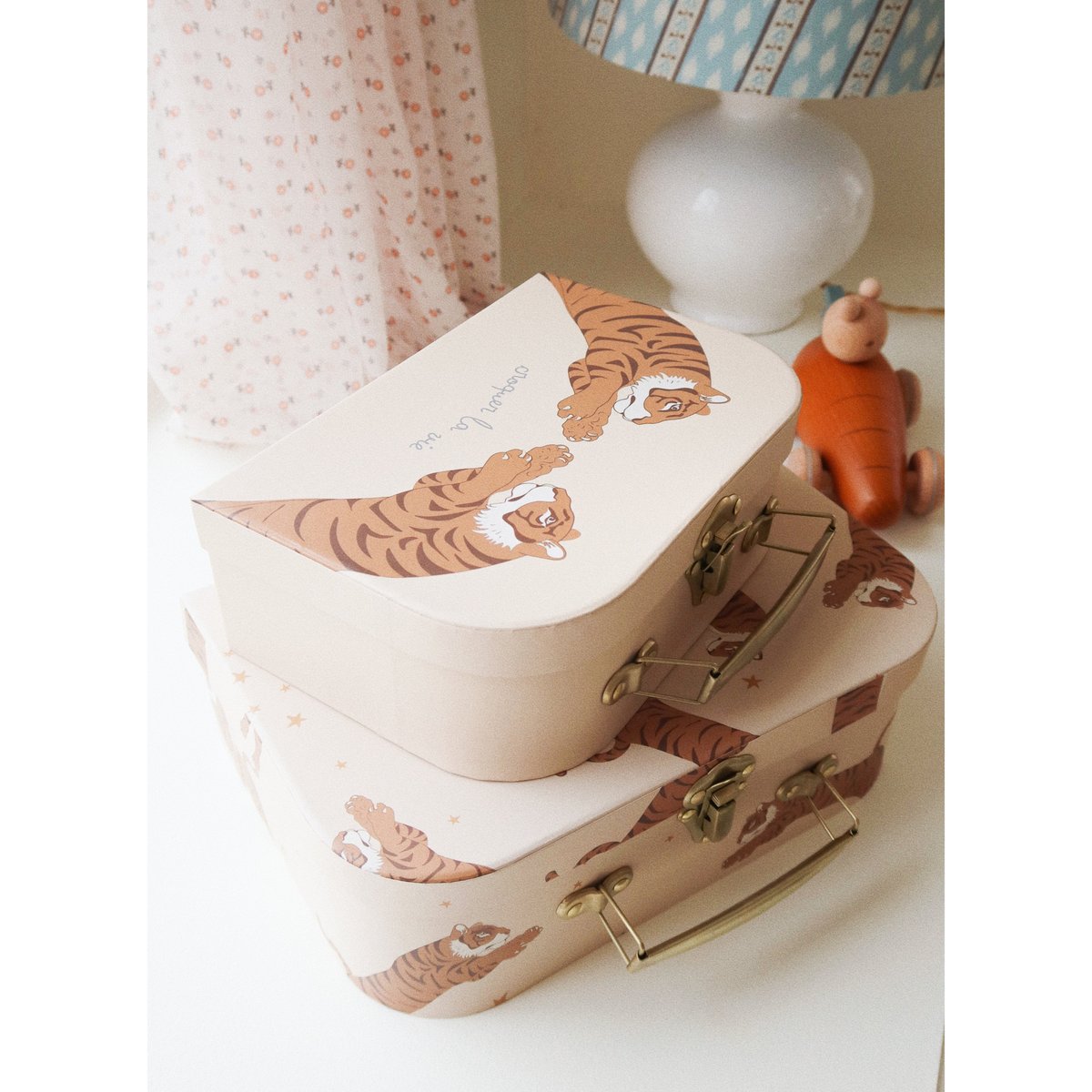KONGESSLOEJD - 2pack Suitcase| Tiger Sand | Mys