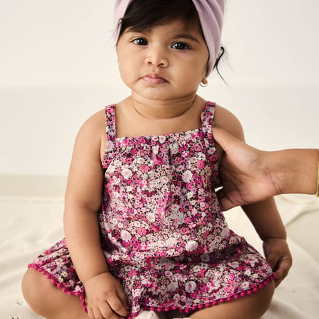 J A M I E   K A Y - Organic Cotton Zoe Set | Garden Print