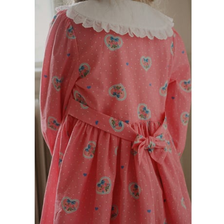 KONGESSLOEJD - COEUR COLLAR DRESS GOTS  |  Cher Coeur Rose
