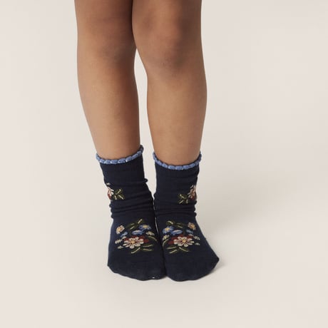 KONGESSLOEJD - 2pack Lapis Socks  |  Cat・Flower