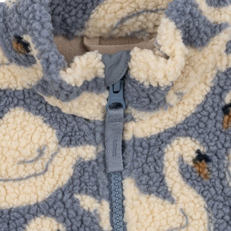 KONGESSLOEJD - JODY TEDDY VEST GRS  |  Swan