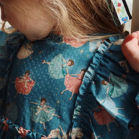 KONGESSLOEJD - EVIA LS BOW DRESS GOTS | SNOW BOW BALLERINA